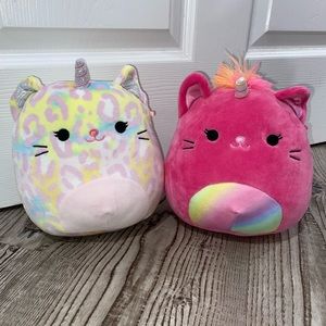 2 7inch caticorn squishmallows